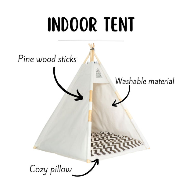 Indoor Pet Tent Bed for Medium Sized Breeds